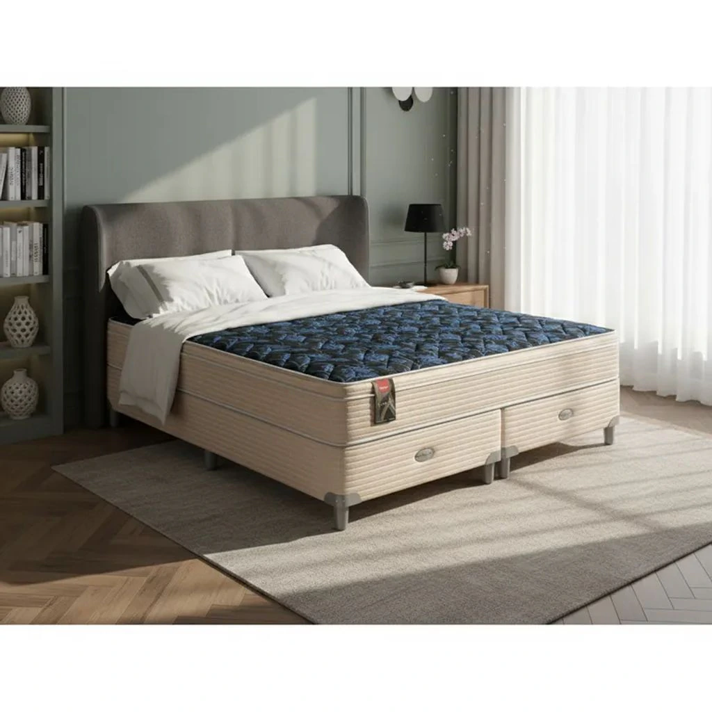 Sommier y Colchón Resortes Springwall MCB 115 Euro Pillow 200x200 King