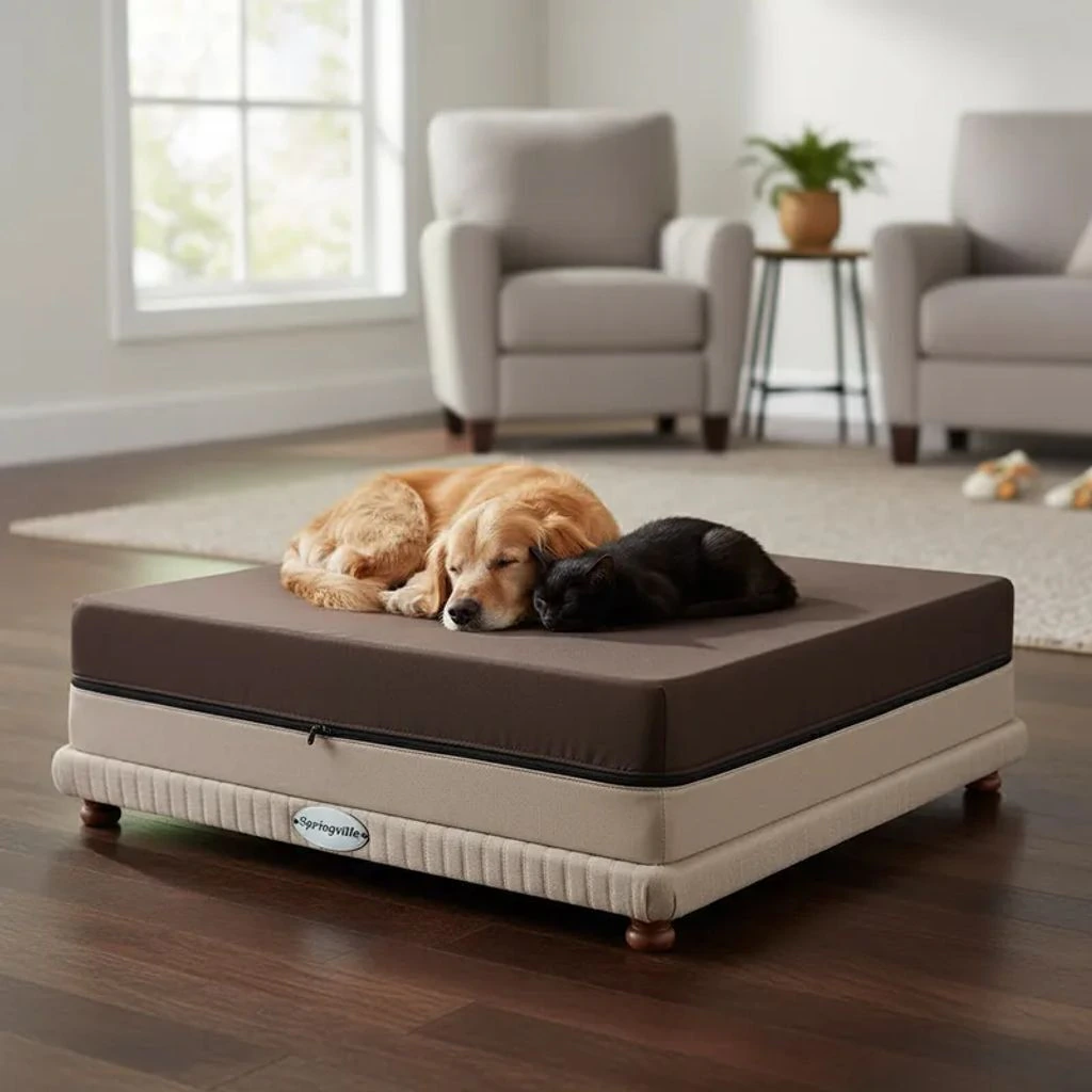 Cama PET BED Springwall Sommier Colchón Resortes Perro 090x120