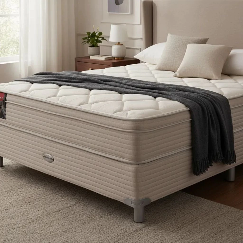 Sommier y Colchón Resortes Springwall BL 100 Europillow 140x190 2 Plazas