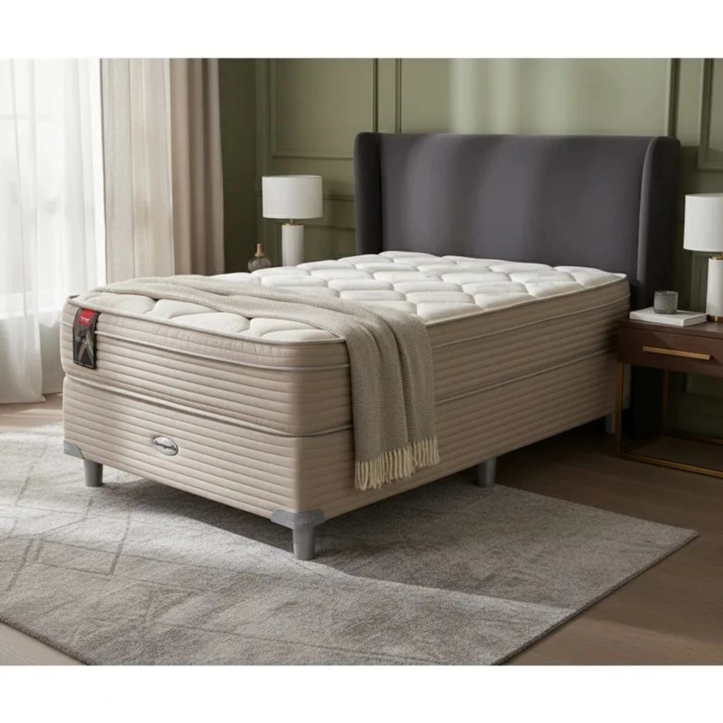 Sommier y Colchón Resortes Springwall BL 100 Europillow 080x190 1 Plaza