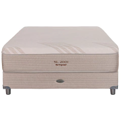 Sommier y Colchón Resortes Springwall SL 2001 Antiestres 140x190 2 Plazas, foto 3 de 10