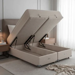 Sommier Baulera Roomy y Colchón Espuma Springwall MULTIX 200x200 King, foto 1 de 5