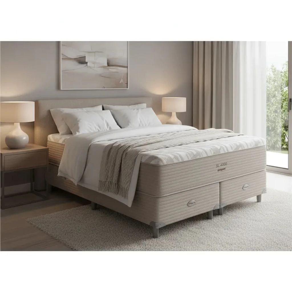 Sommier y Colchón Resortes Springwall SL 4000 Antimosquito 200x200 King