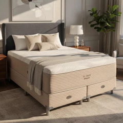 Sommier y Colchón Resortes Springwall SL 6000 Seaqual 160x200 Queen, foto 1 de 6