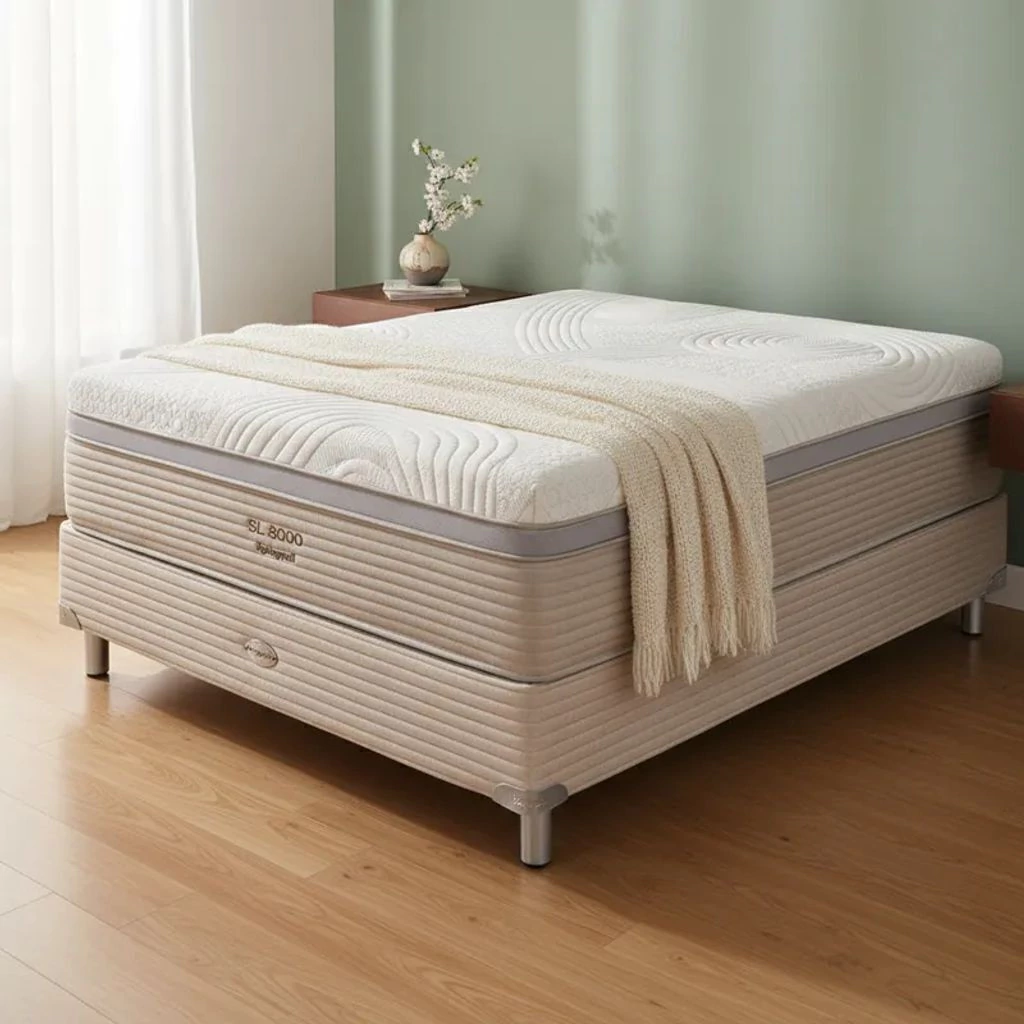 Sommier y Colchón Resortes Springwall SL 8000 Viscoelástica 140x190 2 Plazas