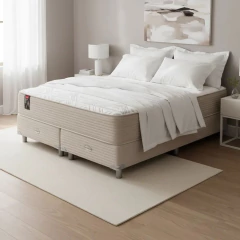 Sommier y Colchón Resortes Springwall BL 700 Refuerzo Lumbar 180x200 King, foto 1 de 7