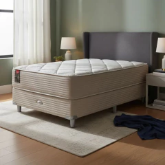 Sommier y Colchón Resortes Springwall BL 910 Pocket 090x190 1 1/2 Plaza, foto 1 de 5