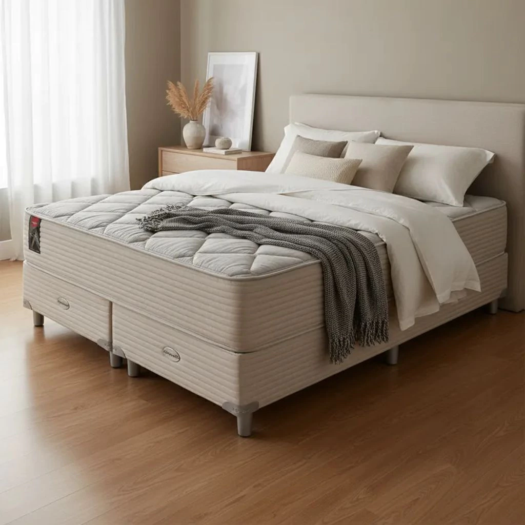 Sommier y Colchón Resortes Springwall BL 910 Pocket 160x200 Queen