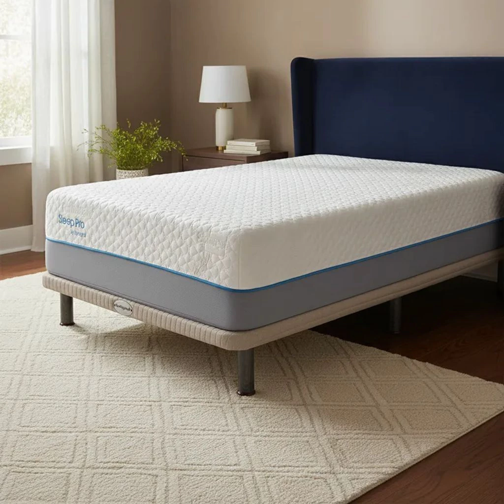 Cama Japonesa y Colchón Espuma Springwall SLEEP PRO RESET 100x200