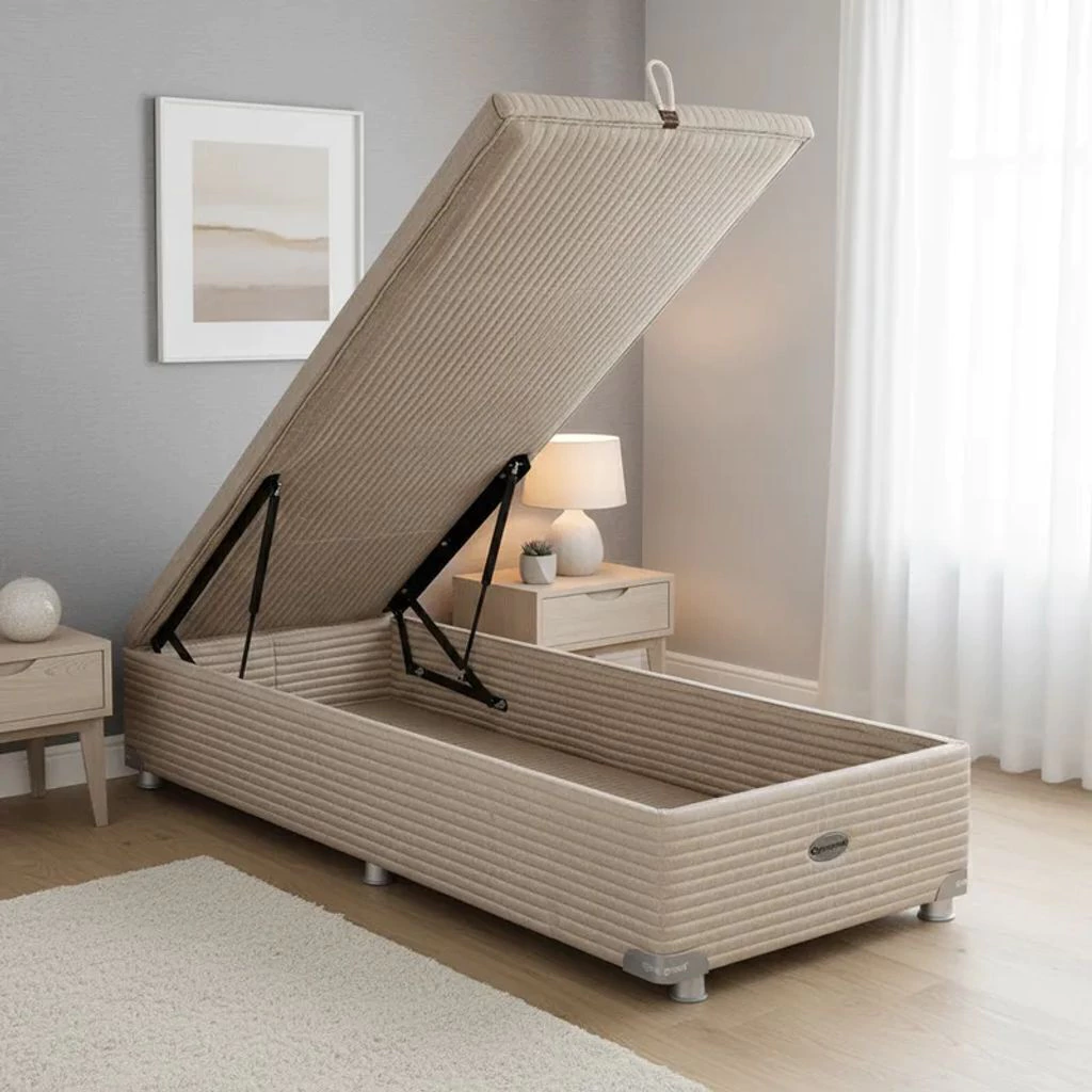 Sommier Roomy Springwall Linea 25 090x200 Baulera 1 1/2 Plazas