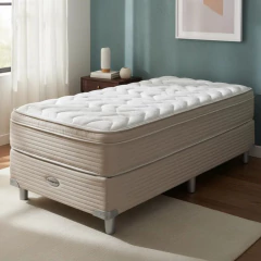 Sommier y Colchón Espuma Springwall MULTIX Alta Densidad 080x190 1 Plaza, foto 1 de 5