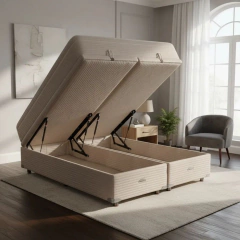 Sommier Baulera Roomy y Colchón Espuma Springwall MULTIX 200x200 King, foto 4 de 5
