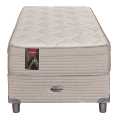 Sommier y Colchón Resortes Springwall BL 100 Europillow 090x190 1 1/2 Plaza, foto 3 de 4