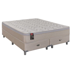 Sommier y Colchón Resortes Springwall BL 510 Espuma Soft 160x200 Queen, foto 2 de 5