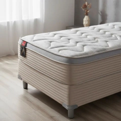 Sommier y Colchón Resortes Springwall BL 510 Espuma Soft 090x190 1 1/2 Plaza, foto 4 de 5