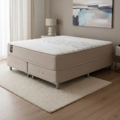 Sommier y Colchón Resortes Springwall BL 700 Refuerzo Lumbar 160x200 Queen, foto 1 de 6