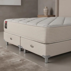 Sommier y Colchón Resortes Springwall BL 910 Pocket 160x200 Queen, foto 4 de 6