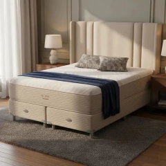 Sommier y Colchón Resortes Springwall SL 2001 Antiestres 180x200 King, foto 1 de 8