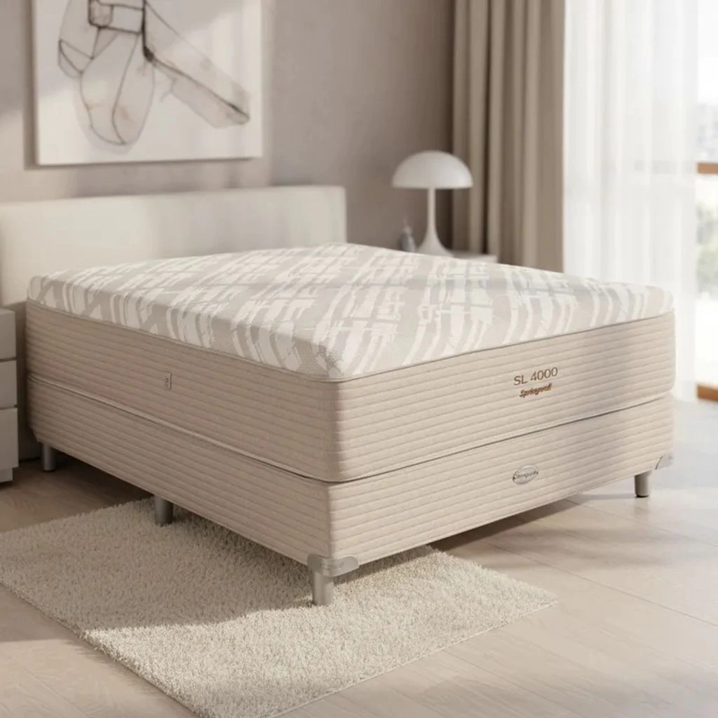 Sommier y Colchón Resortes Springwall SL 4000 Antimosquito 140x190 2 Plazas