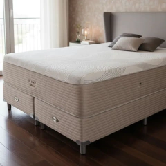 Sommier y Colchón Resortes Springwall SL 6000 Seaqual 200x200 King, foto 4 de 7