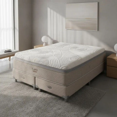 Sommier y Colchón Resortes Springwall SL 8000 Viscoelástica 200x200 King, foto 4 de 6
