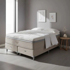 Sommier y Colchón Resortes Springwall SL 8000 Viscoelástica 160x200 Queen, foto 4 de 6