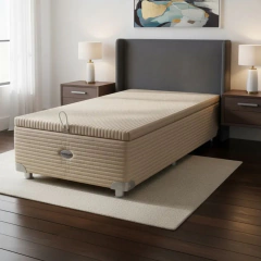 Sommier Roomy Springwall Linea 25 090x200 Baulera 1 1/2 Plazas, foto 3 de 8