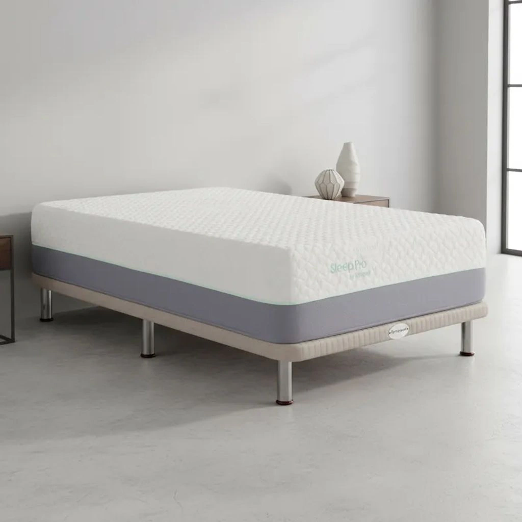 Cama Japonesa y Colchón Espuma Springwall SLEEP PRO FULL 100x200