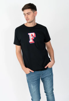 Remera Jersey F Negro, foto 2 de 5