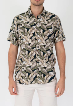 Camisa Manga Corta Fibrana Clasica Plumas, foto 3 de 5