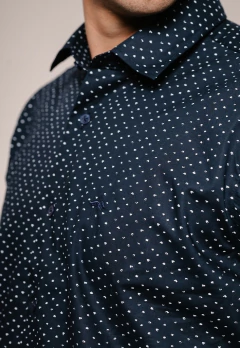 Camisa Corte Ejecutivo Marino Fant 1629, foto 3 de 6