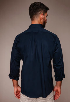 Camisa Corte Ejecutivo Lisa Marino 660, foto 3 de 3