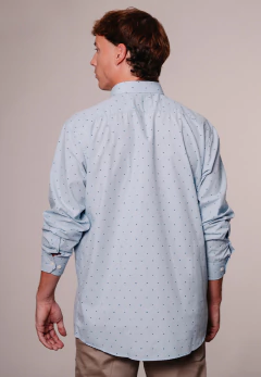 Camisa Corte Clasico Celeste Cop 1641, foto 4 de 4