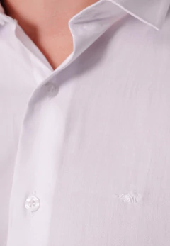 Camisa Corte Clasico Lisa Blanco 1646, foto 2 de 4
