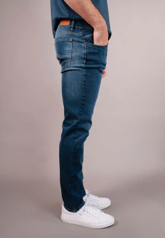 Jean Slim Fit 5 Bols Cronos Celeste, foto 4 de 5