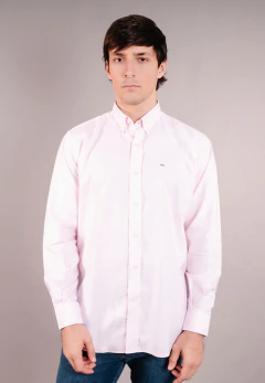 Camisa Corte Básico Lisa Rosa 1579, foto 1 de 4