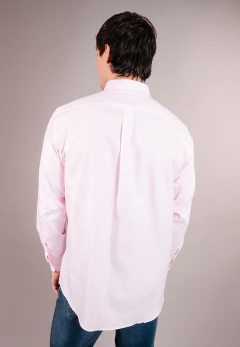 Camisa Corte Básico Lisa Rosa 1579, foto 3 de 4