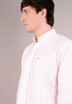 Camisa Corte Básico Lisa Rosa 1579, foto 4 de 4