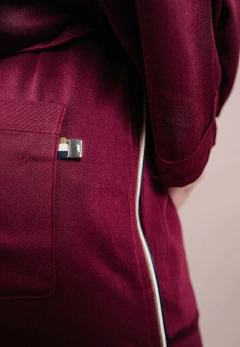 Pantalon Eva Bordo, foto 2 de 4