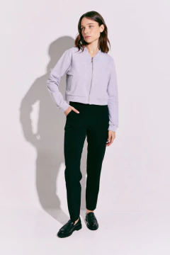 Campera Bomber Dama Diamante Melange, foto 4 de 4