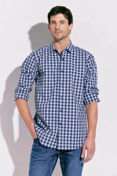 Camisa Corte Clasico mtl Blanco Marino 1685, foto 2 de 5