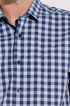 Camisa Corte Clasico mtl Blanco Marino 1685, foto 3 de 5