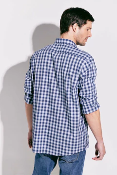 Camisa Corte Clasico mtl Blanco Marino 1685, foto 4 de 5