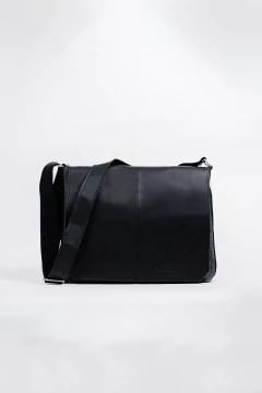 Morral Cuero y tela Negro, foto 1 de 4