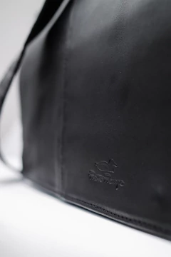 Morral Cuero y tela Negro, foto 4 de 4