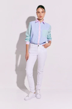 Pantalon Gabardina Maldivia Blanco, foto 3 de 5