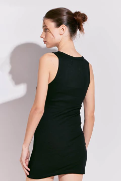 Vestido Musculosa Ribb Negro, foto 3 de 5