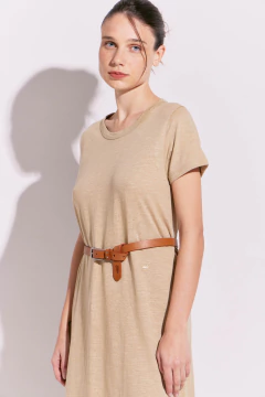 Vestido Eugenia Jersey Beige Flame, foto 1 de 4