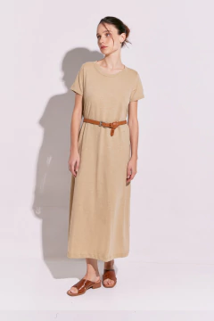 Vestido Eugenia Jersey Beige Flame, foto 2 de 4