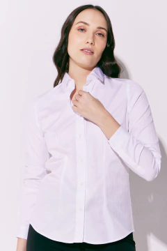 Camisa Mujer Pima Lisa Blanco, foto 1 de 5